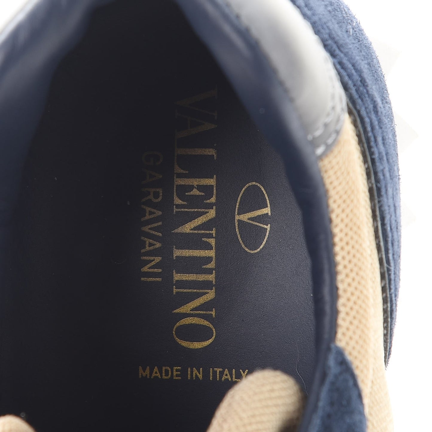 Nylon Suede Mens Soul AM Low Top Sneakers 40 Navy