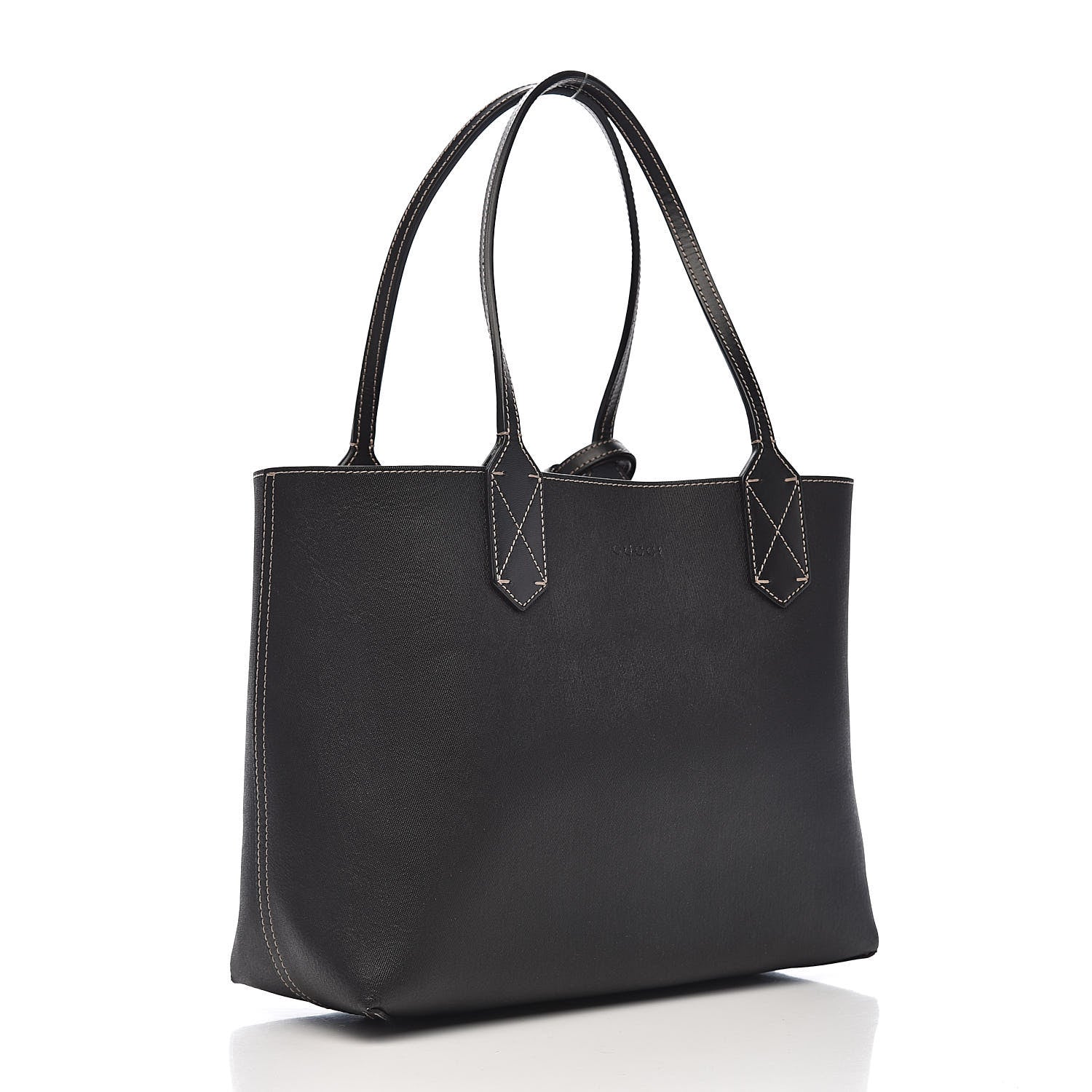 Gucci GG Supreme Monogram Small Reversible Tote Beige Black 5 of 16