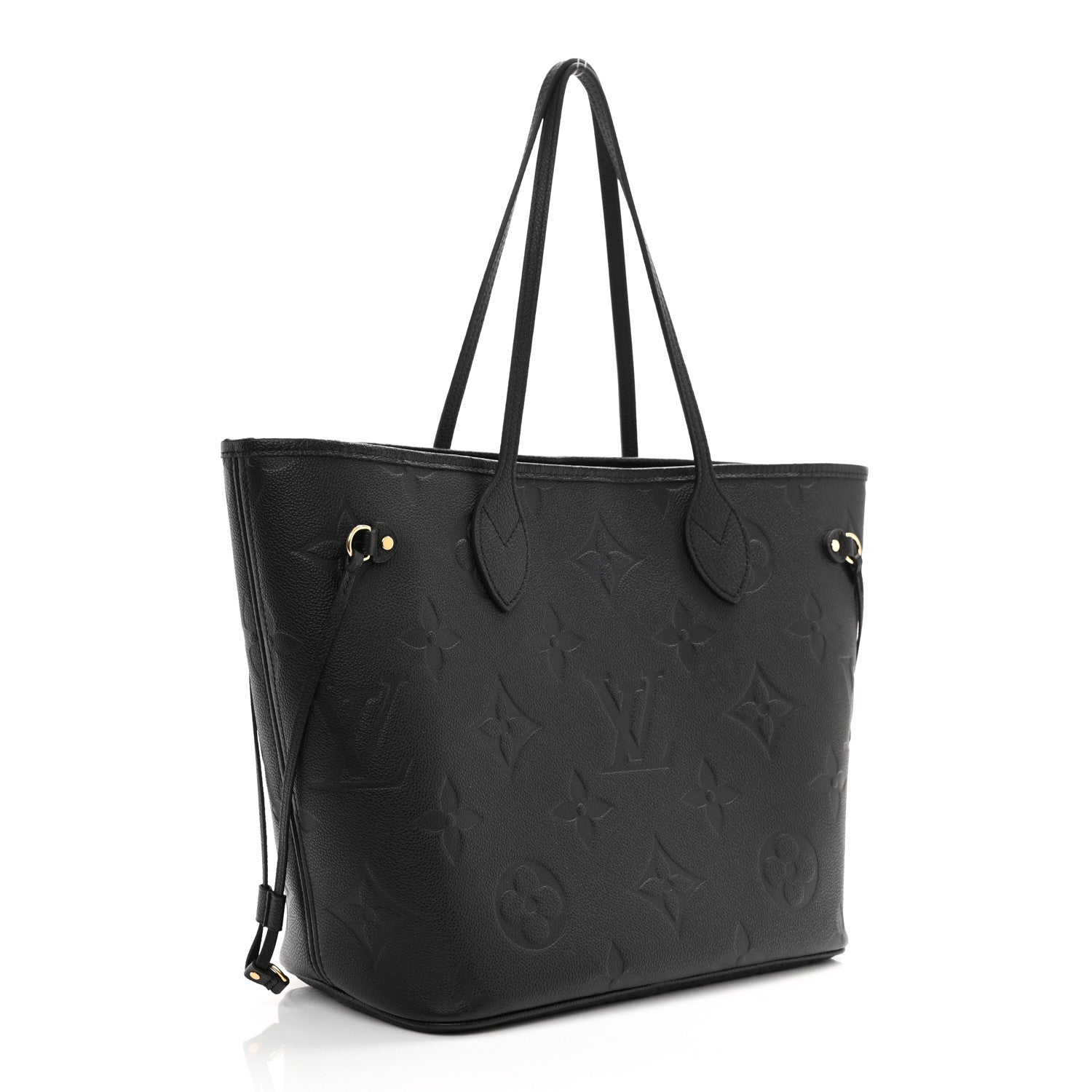 Louis Vuitton Empreinte Monogram Giant Neverfull MM Black 4 of 9