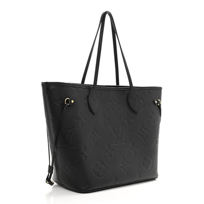 Louis Vuitton Empreinte Monogram Giant Neverfull MM Black 4 of 9