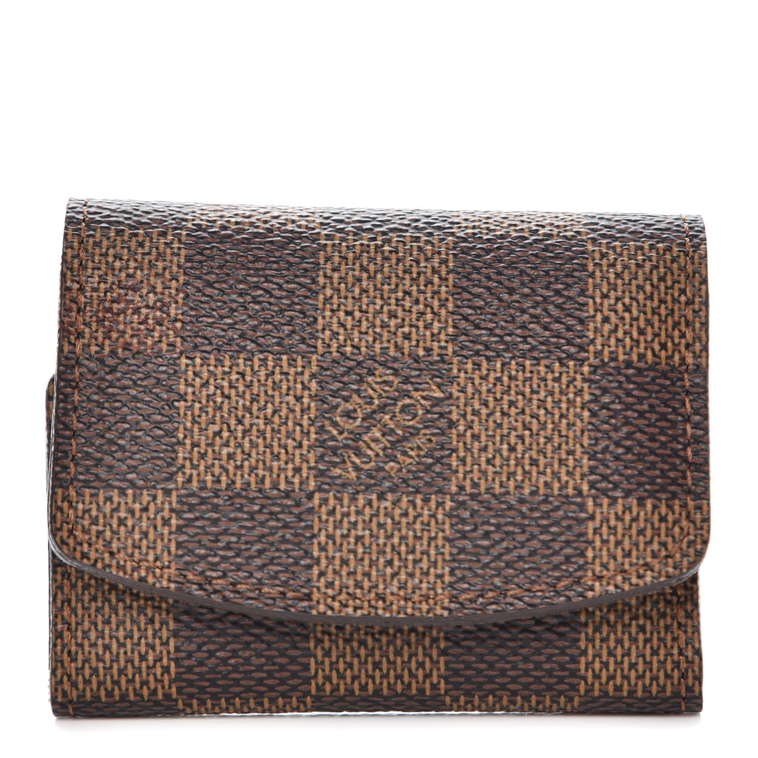 Louis Vuitton Damier Ebene Cufflinks Case 1 of 7