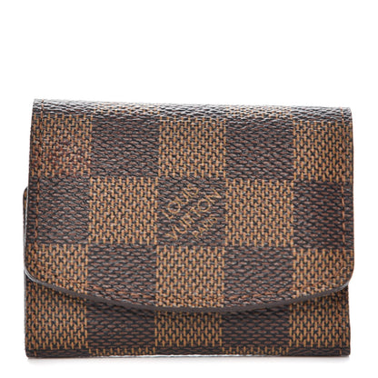 Louis Vuitton Damier Ebene Cufflinks Case 1 of 7