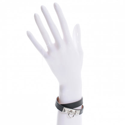 Hermes Chamonix Rivale Double Tour Bracelet Small Black 2 of 8