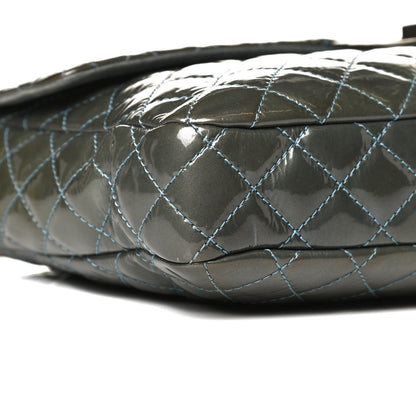 Chanel Patent Quilted Reissue XL Maxi Flap Grey 9 of 17