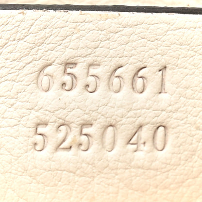 Gucci Wonka Grain Calfskin Mini Diana Tote Bag Mystic White Orange Fluo 7 of 12