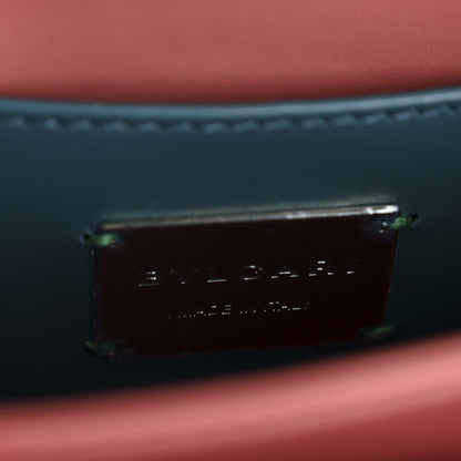 Bulgari Calfskin Galuchat Serpenti Forever Crossbody Turquoise 6 of 15