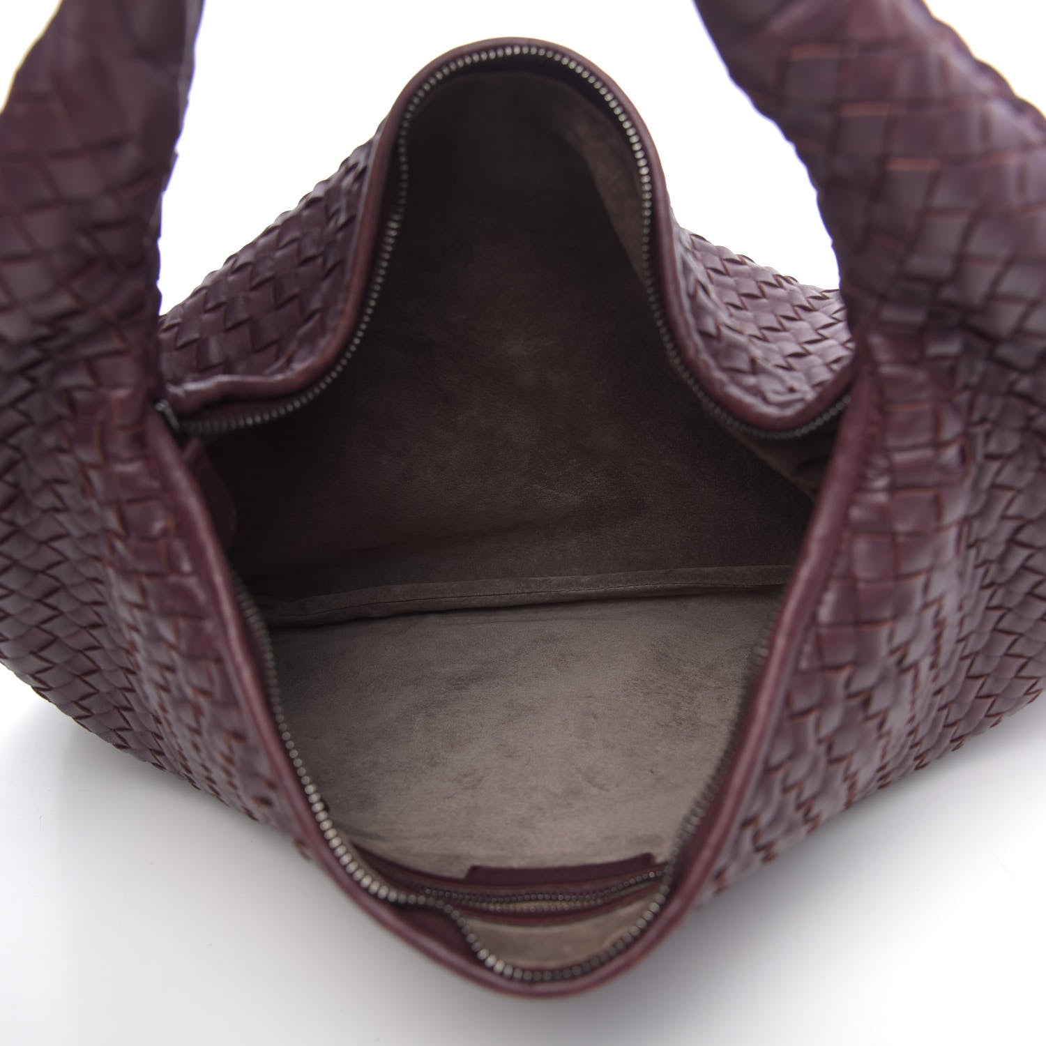 Bottega Veneta Nappa Intrecciato Large Veneta Hobo Aubergine 5 of 11