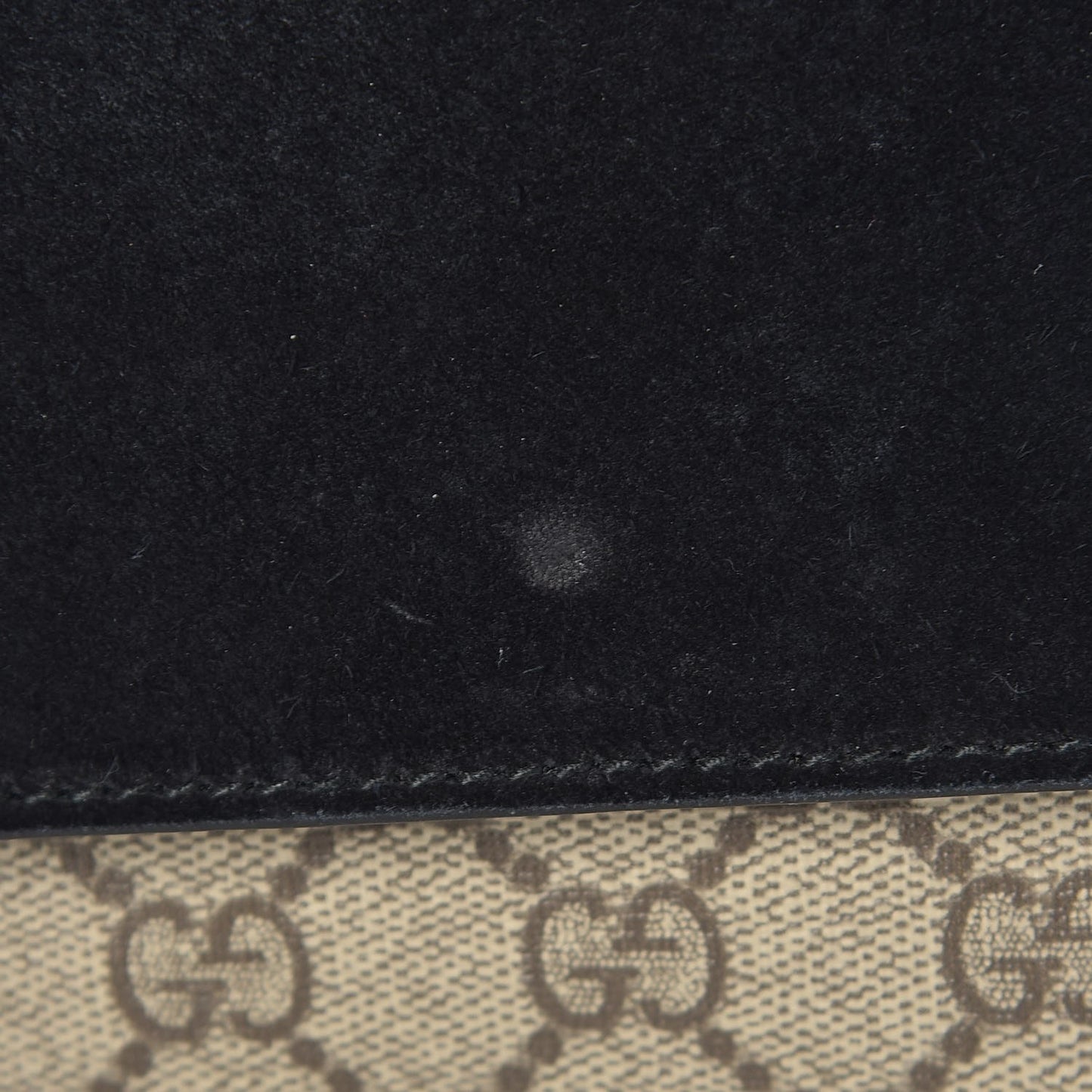 GG Supreme Monogram Mini Dionysus Shoulder Bag Black