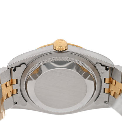 Rolex Stainless Steel 18K Yellow Gold 36mm Oyster Perpetual Datejust Watch Champagne 16233 4 of 5