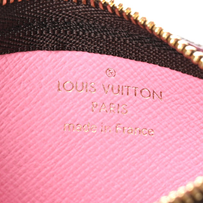 Louis Vuitton Monogram 2023 Christmas Animation Alpine Key Pouch Pink 6 of 7