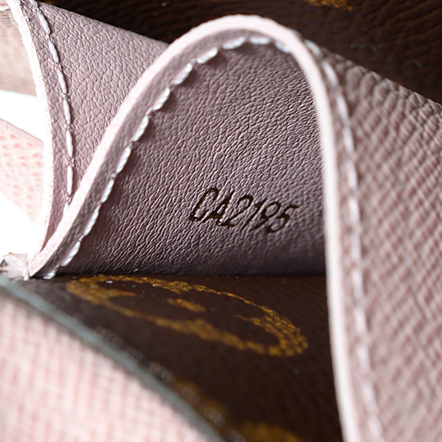 Monogram Emilie Wallet Rose Ballerine