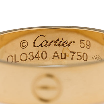 Cartier 18K Yellow Gold 5.5mm LOVE Ring 59 8.75 5 of 5