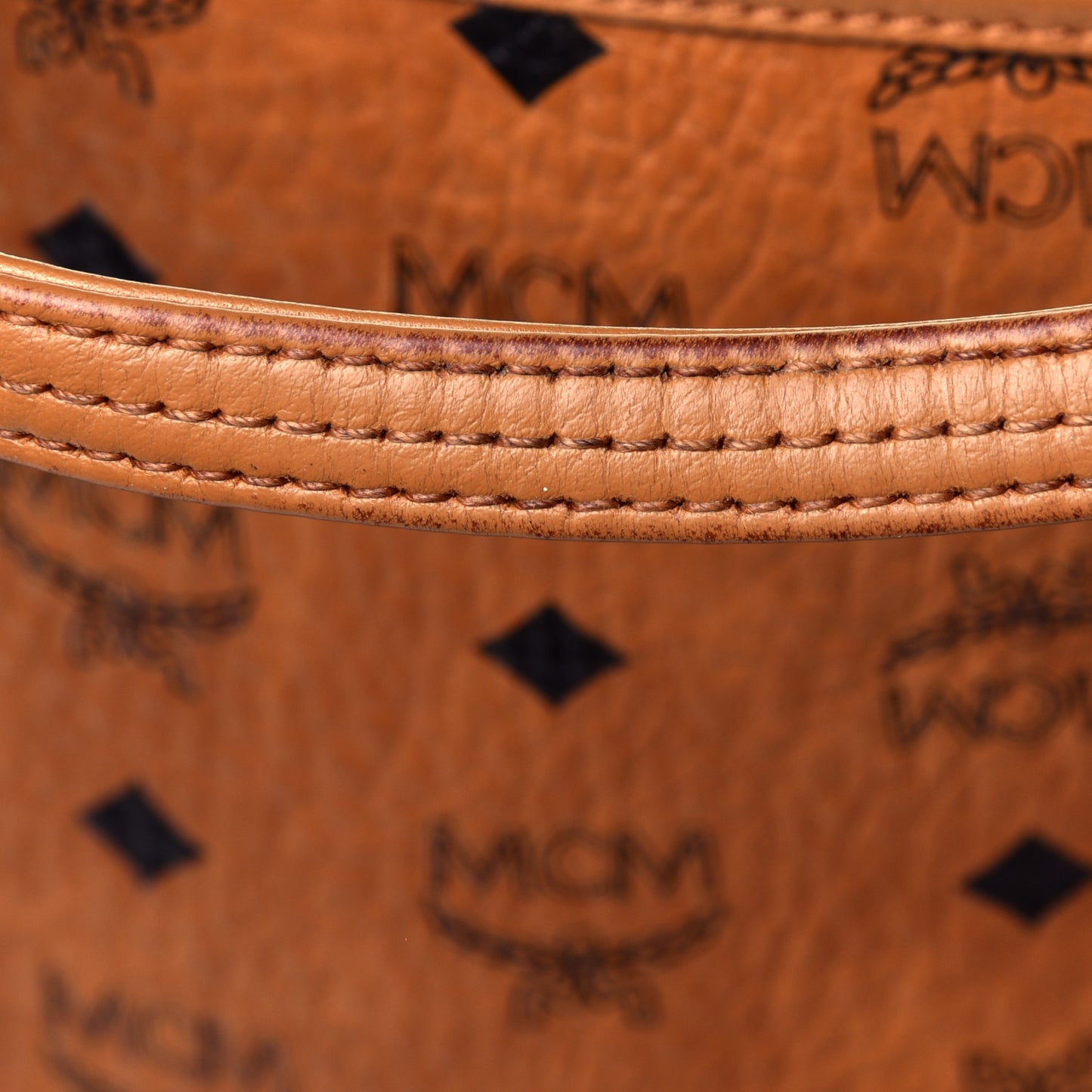 Visetos Large Liz Reversible Shopper Tote Cognac