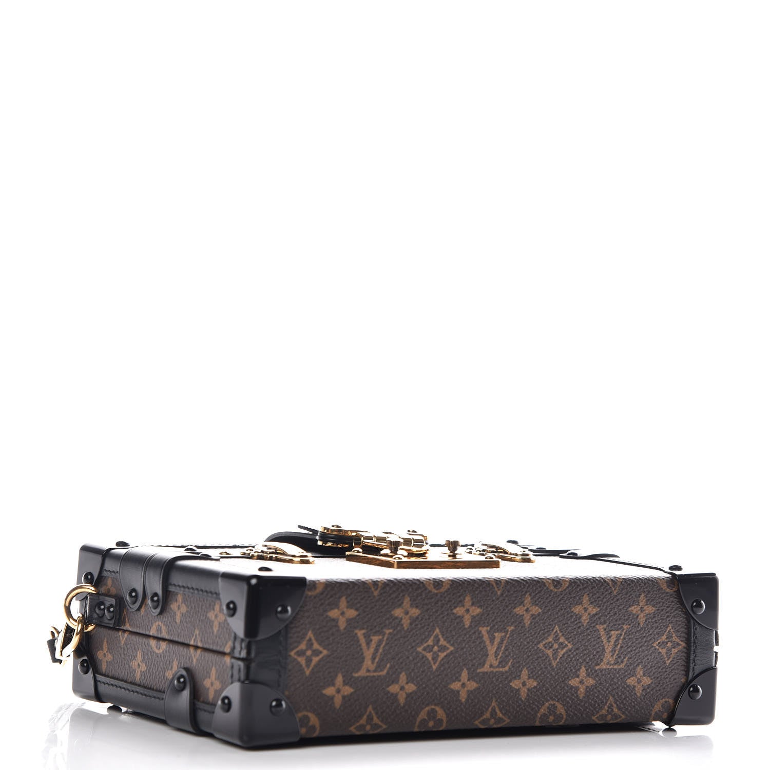 Louis Vuitton Monogram Petite Malle Black 4 of 10