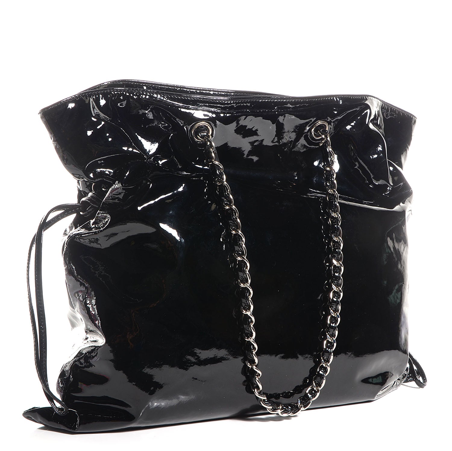 Chanel Patent Bonbons Shopper Tote Black 3 of 7