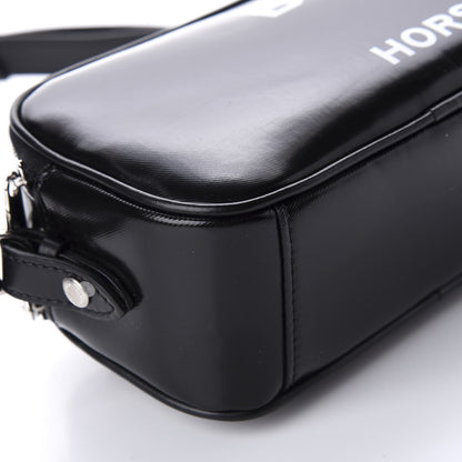 Burberry Coated Canvas Horseferry Print Micro Camera Bag Black 6 of 10