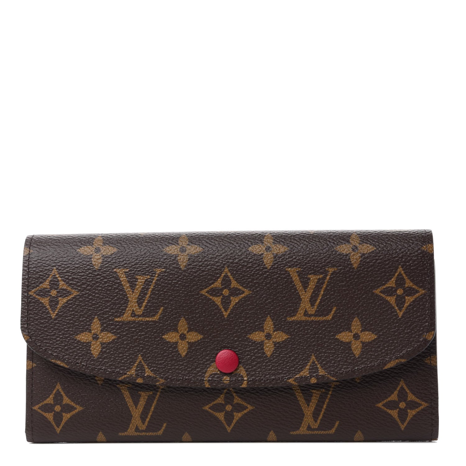 Louis Vuitton Monogram Emilie Wallet Fuchsia 1 of 6