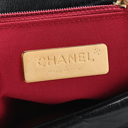 Chanel Lambskin Quilted Medium Chanel 19 Flap Black 6 of 9