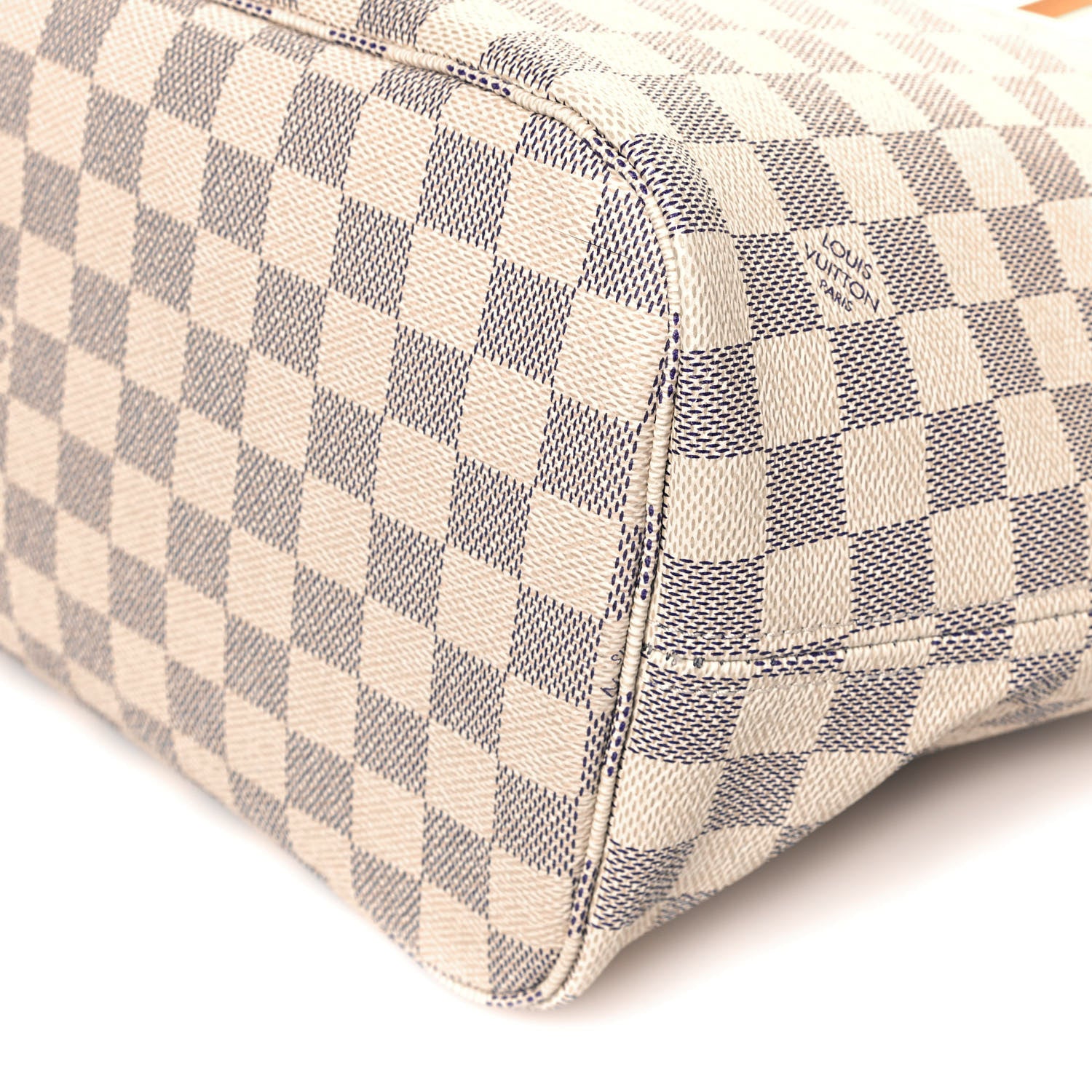 Louis Vuitton Damier Azur Neo Neverfull MM Rose Ballerine 12 of 13