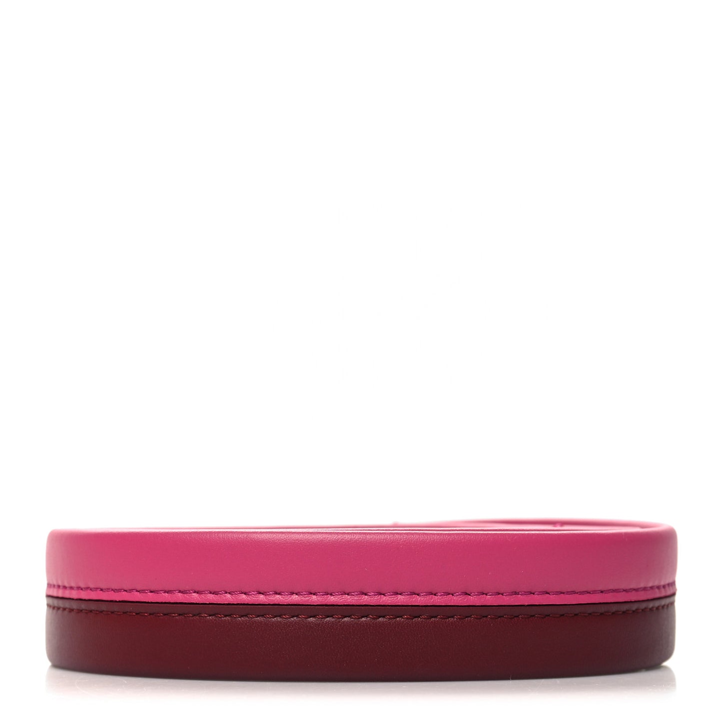 Calfskin Cluny BB Shoulder Strap Bordeaux Fuchsia