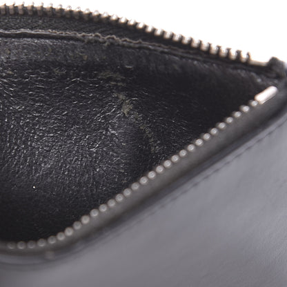 Saint Laurent Calfskin Eclair Fragments Studded Zip Pouch Card Holder Black 5 of 7