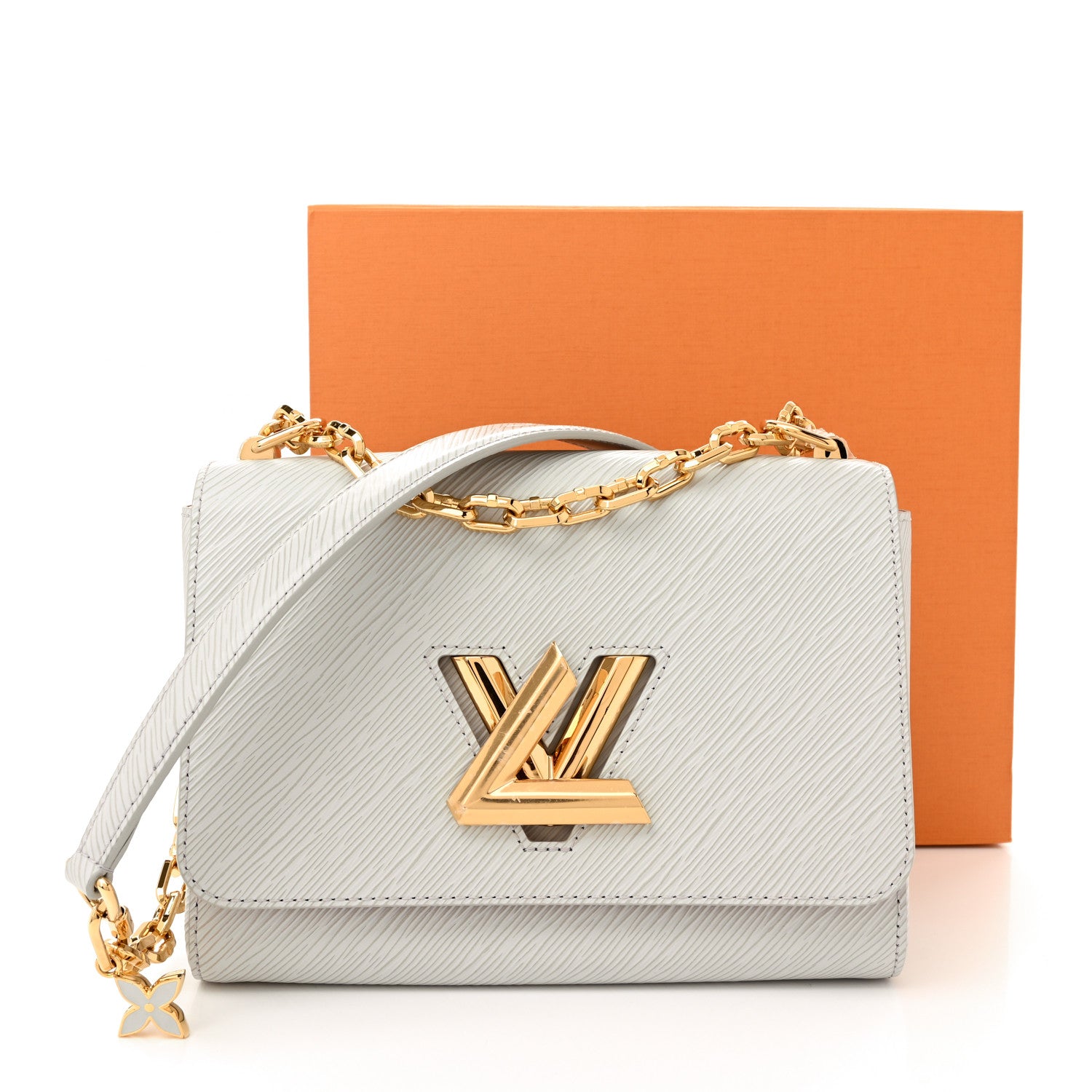 Louis Vuitton Epi Twist Shoulder Bag MM Gris 10 of 10