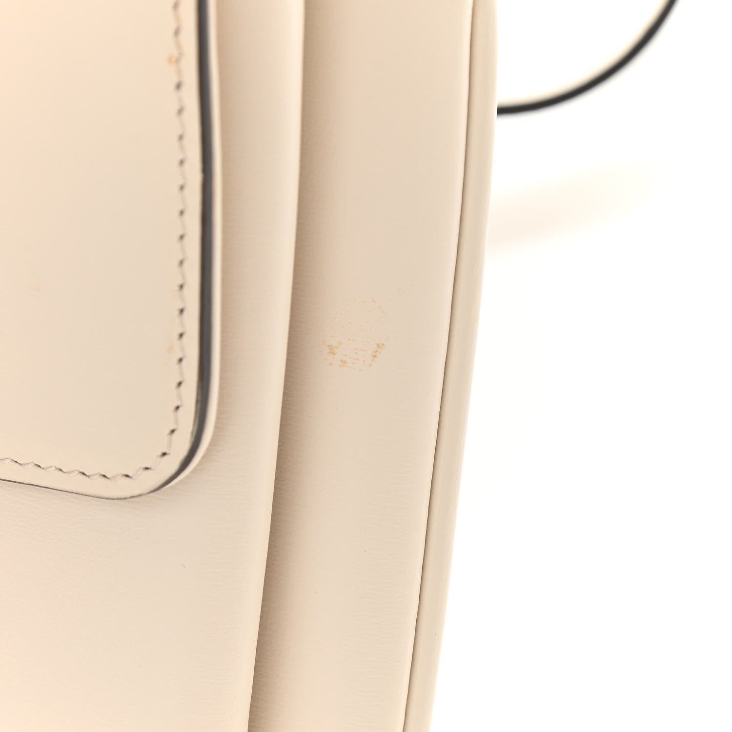 Gucci Calfskin Small Arli Flap Shoulder Bag Mystic White 9 of 11
