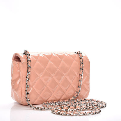 Chanel Patent Quilted Extra Mini Flap Pink 3 of 10