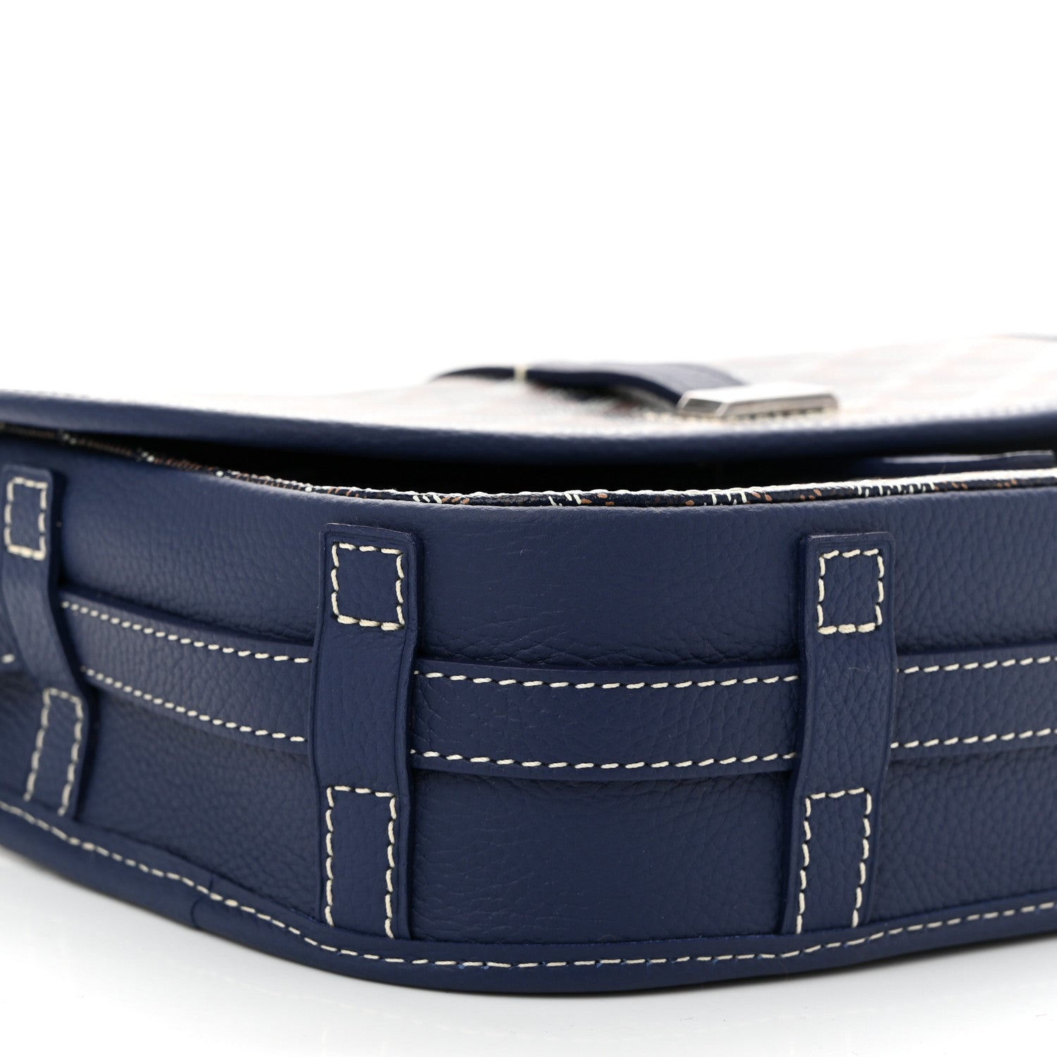 Goyard Goyardine Belvedere II MM Messenger Bag Navy 8 of 9