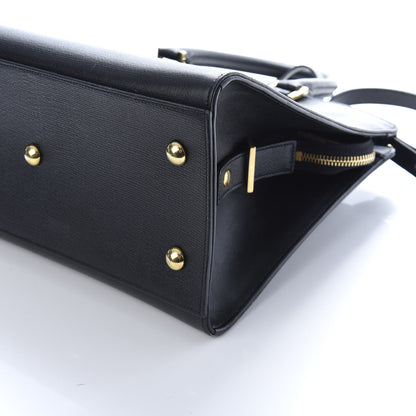 Saint Laurent Textured Calfskin Small Classic Y Cabas Black 10 of 10