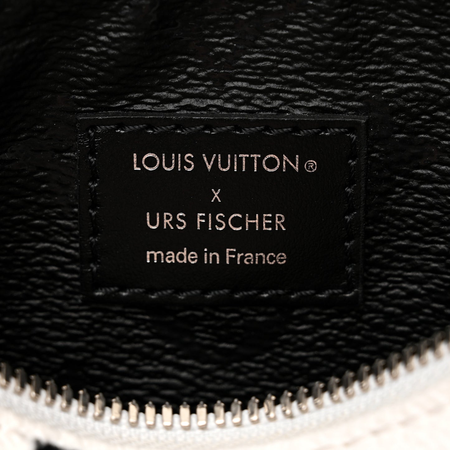X UF Tufted Monogram Speedy Bandouliere 25 White Black