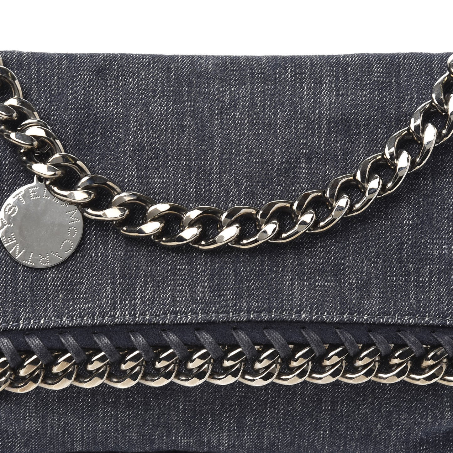 Denim Falabella Clutch Blue
