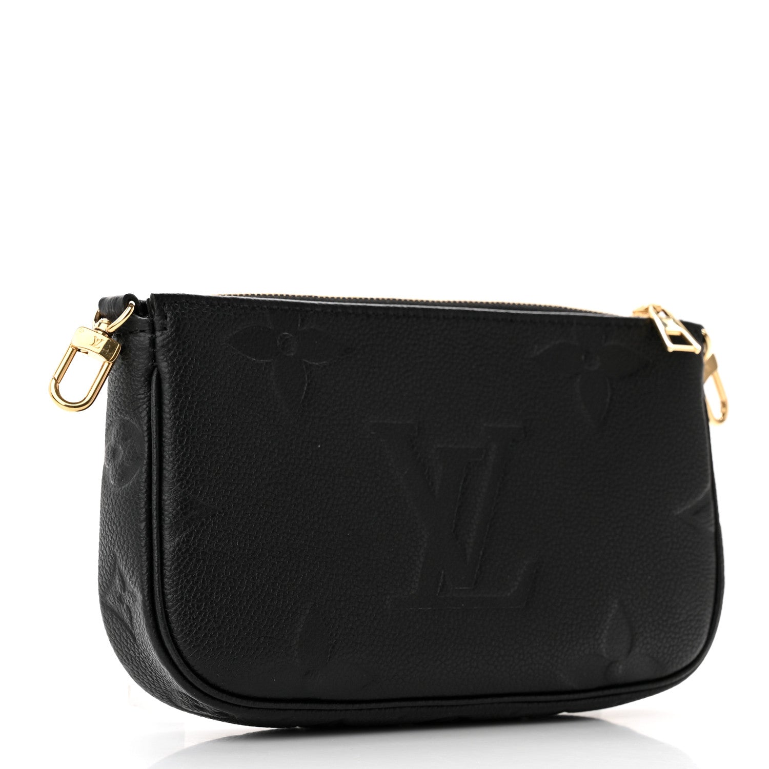 Louis Vuitton Empreinte Monogram Giant Multi Pochette Accessories Mini Pochette Black 3 of 10