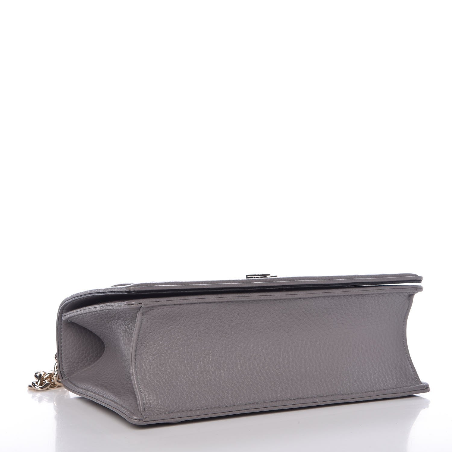 Christian Dior Grained Calfskin Medium Diorama Flap Bag Gris 4 of 7
