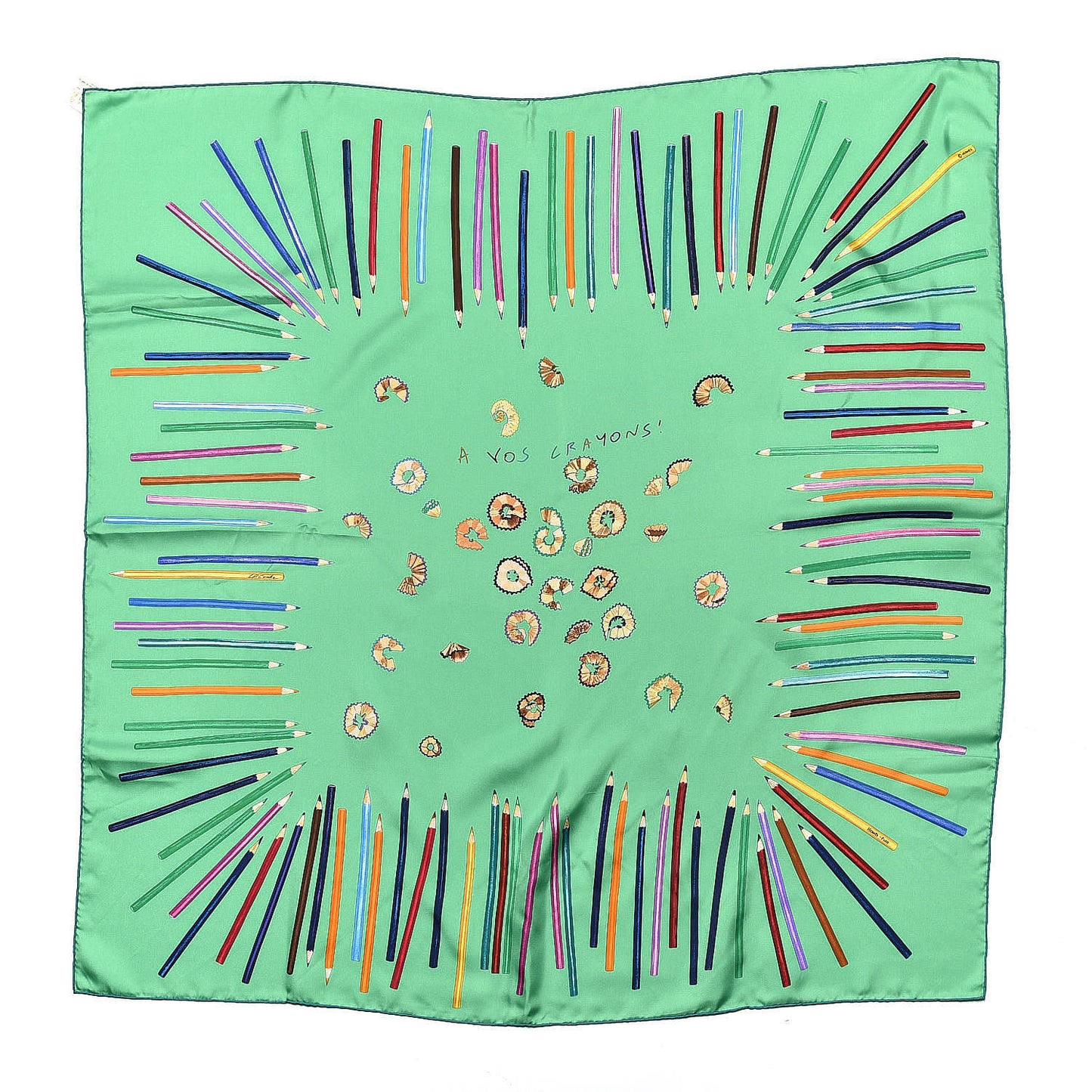 Silk A Vos Crayons Scarf 90