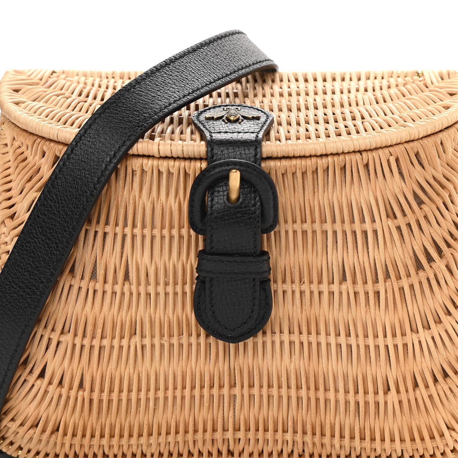 Gucci Wicker Vimni Shoulder Bag Natural 9 of 11