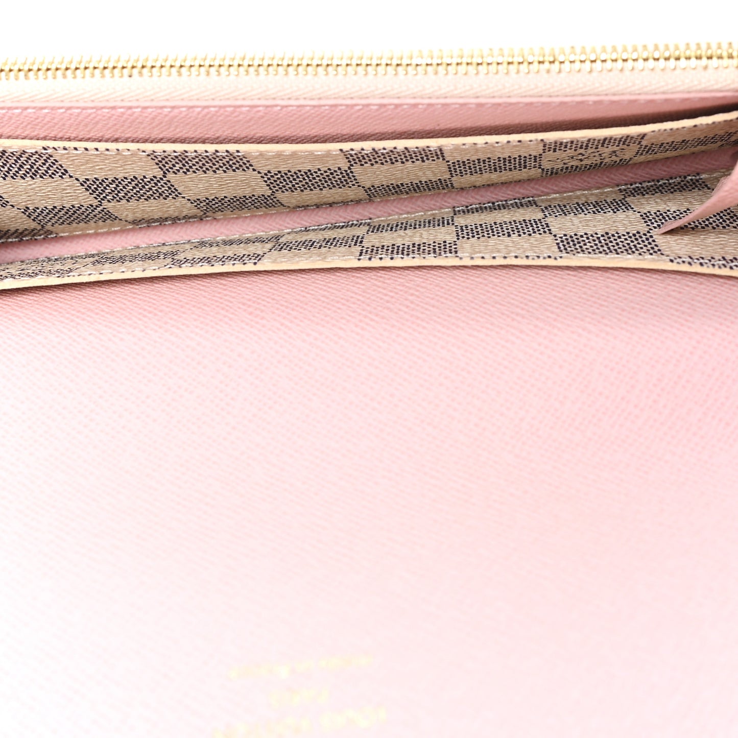 Damier Azur Emilie Wallet Rose Ballerine