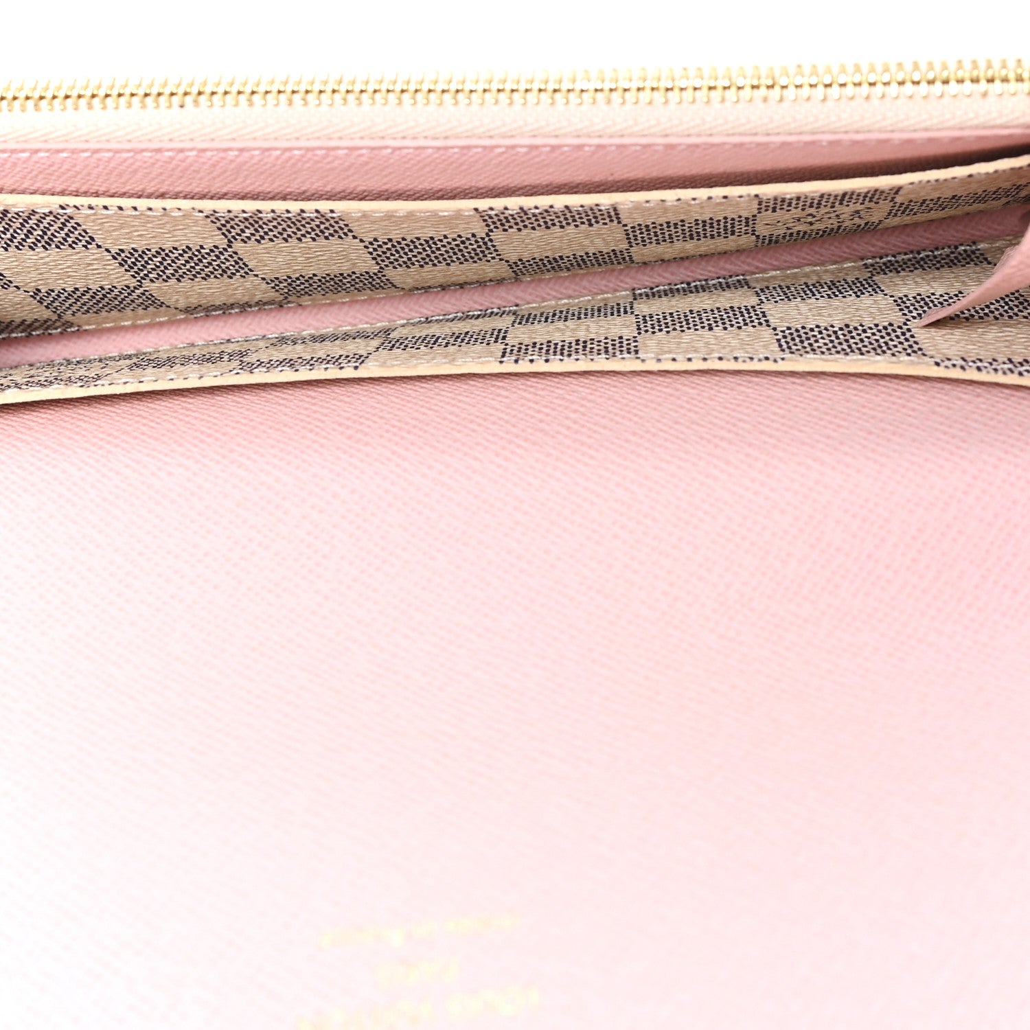 Louis Vuitton Damier Azur Emilie Wallet Rose Ballerine 5 of 6