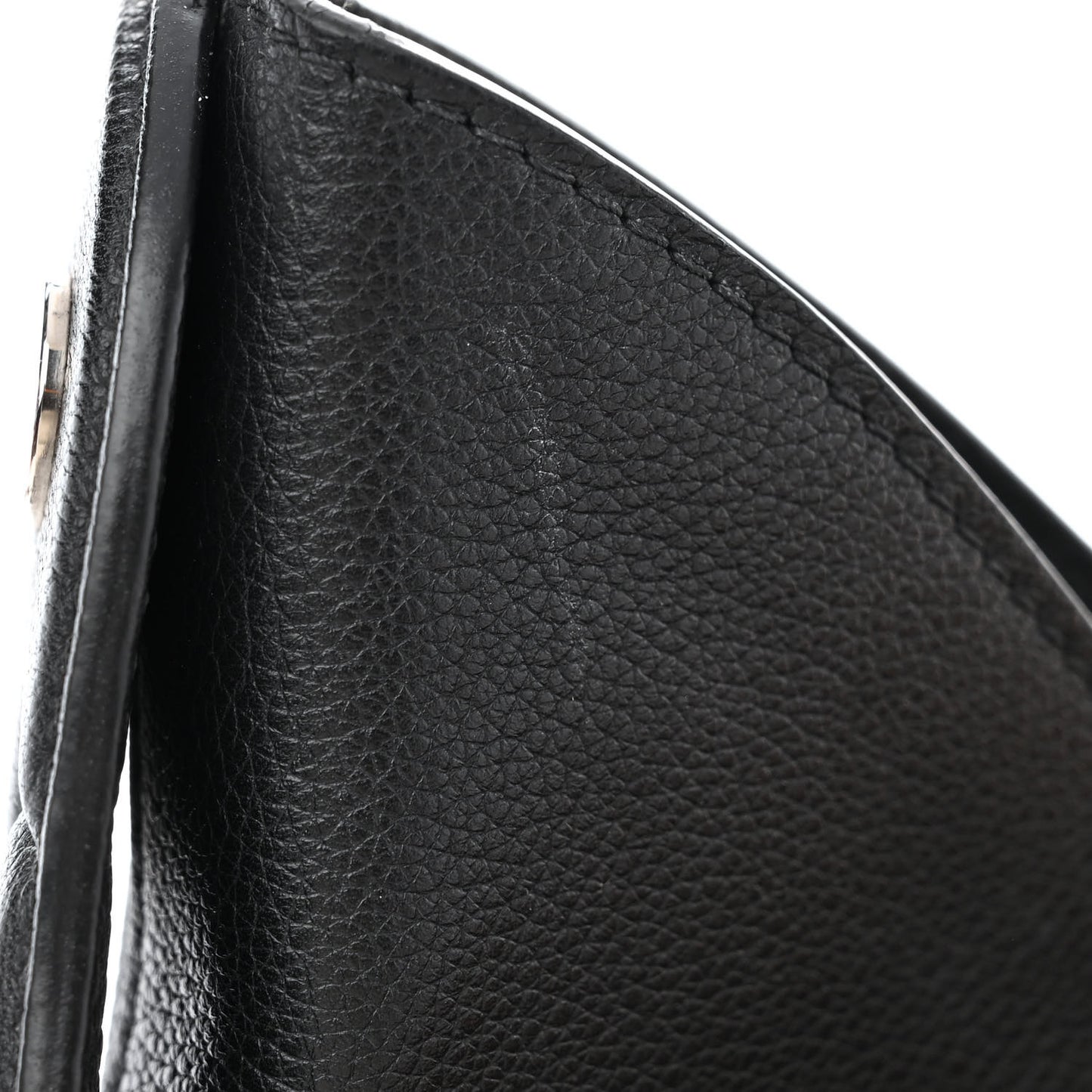Calfskin Lockme Hobo Black