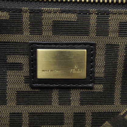 Fendi Goatskin Zucca Large Peekaboo Iconic Satchel Brown 7 of 10