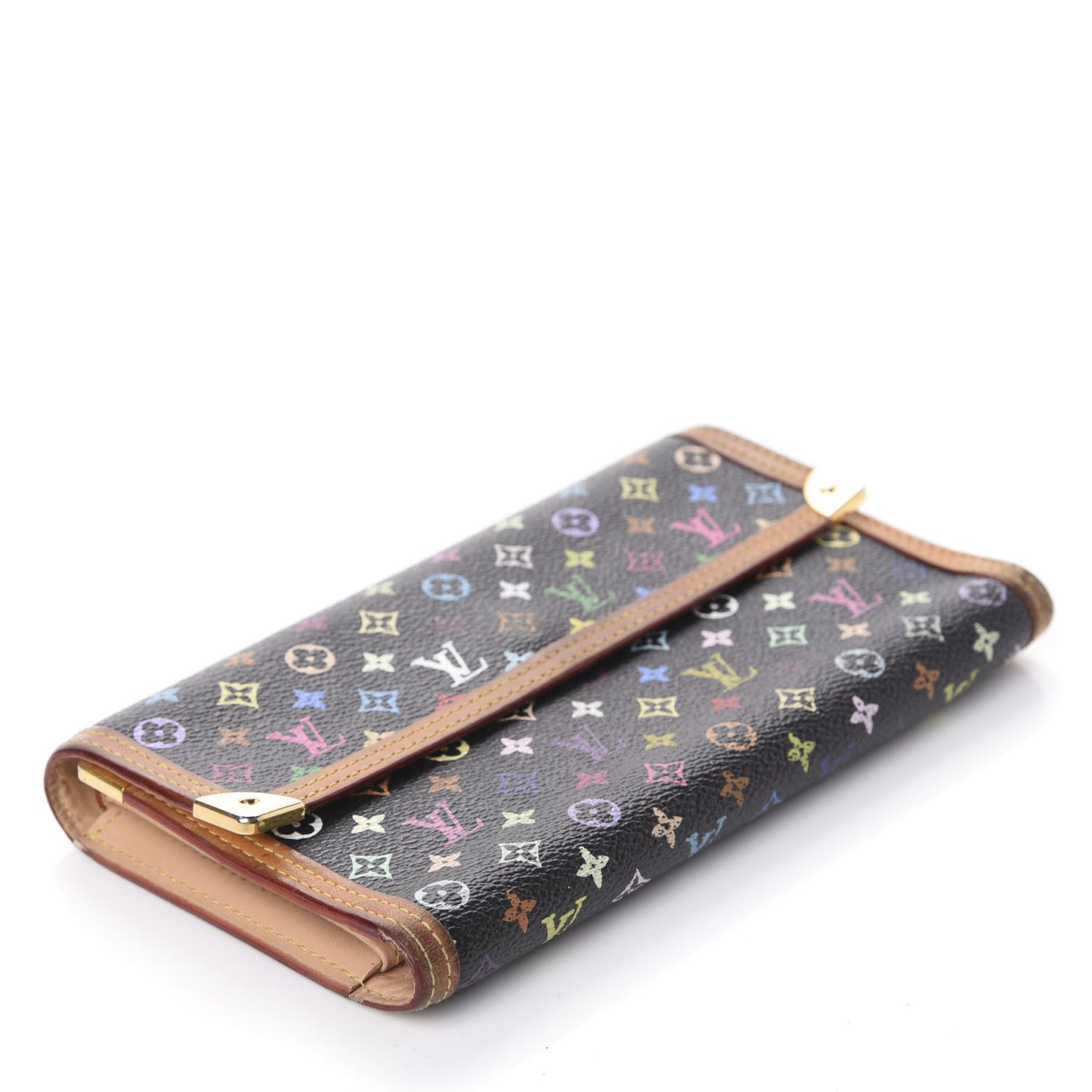 Monogram Multicolor Porte Tresor International Wallet Black