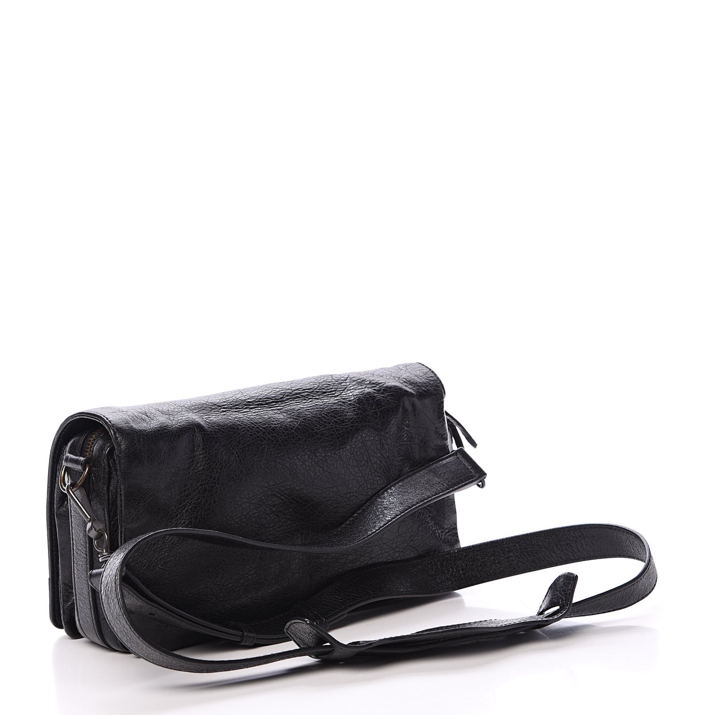 Agneau Classic Hardware Tool Kit Crossbody Black