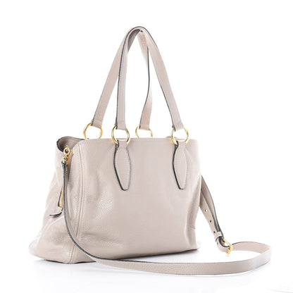 Miu Miu Vitello Daino Tote Pomice 4 of 10
