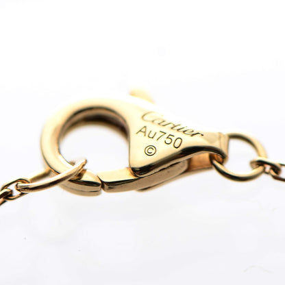 Cartier 18K Yellow Gold Diamond White Mother of Pearl Caresse D'Orchidees Par Cartier Bracelet 3 of 5