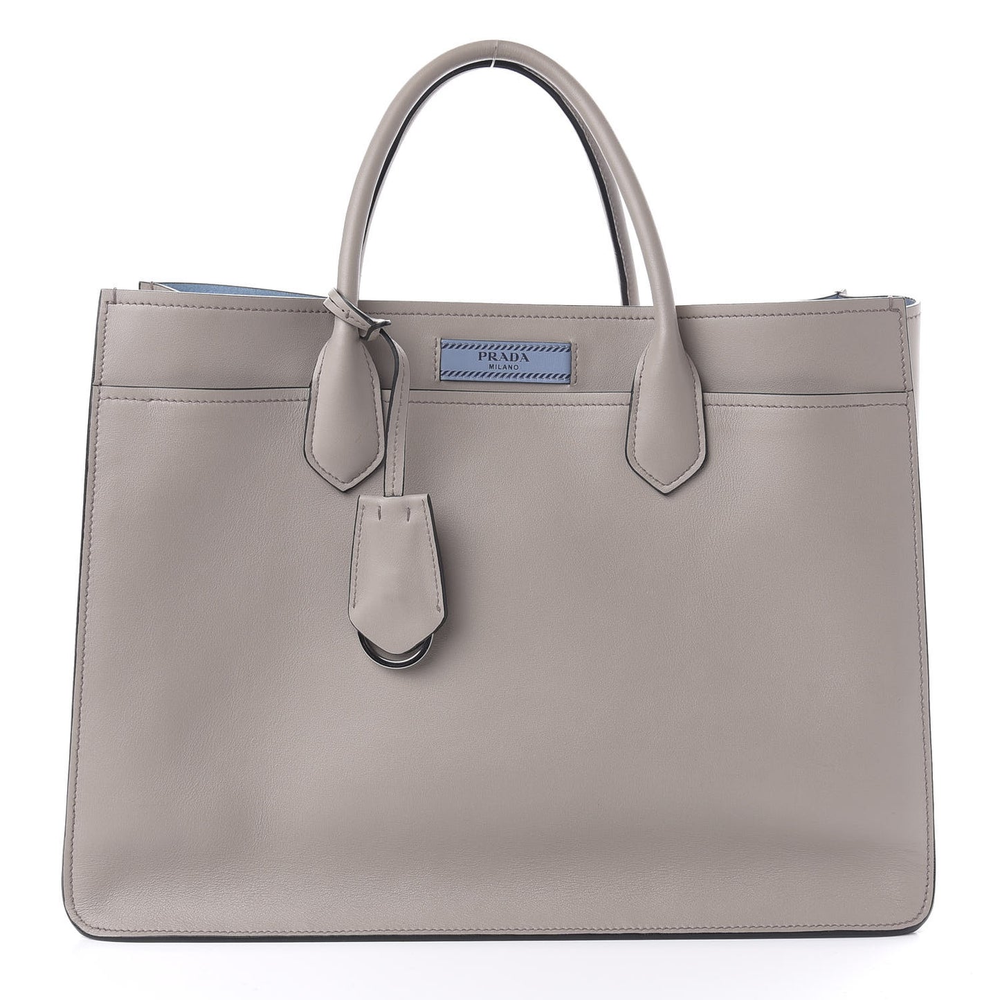City Calfskin Etiquette Tote Pomice Astra