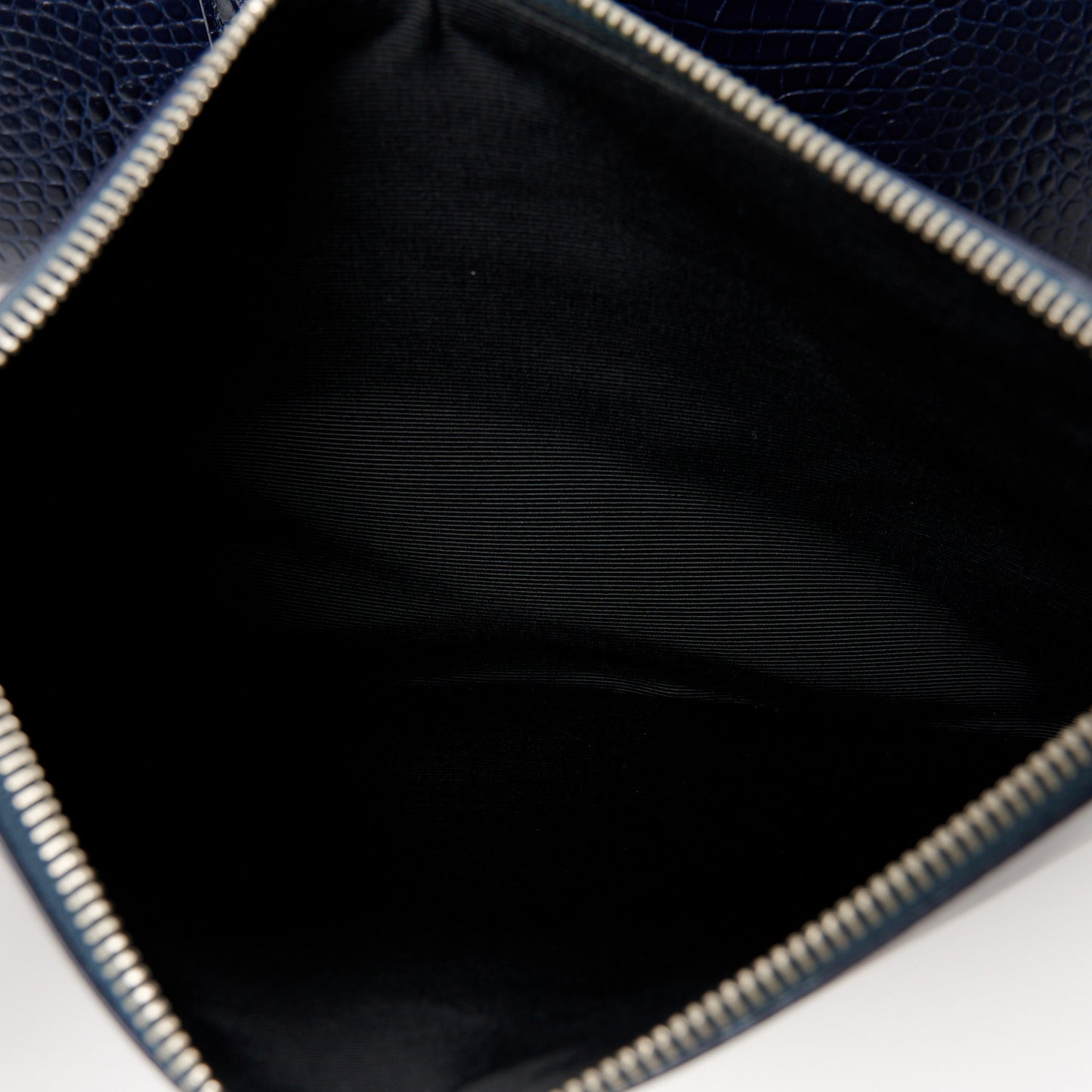 Calfskin Crocodile Embossed Small Sac De Jour Dark Notte