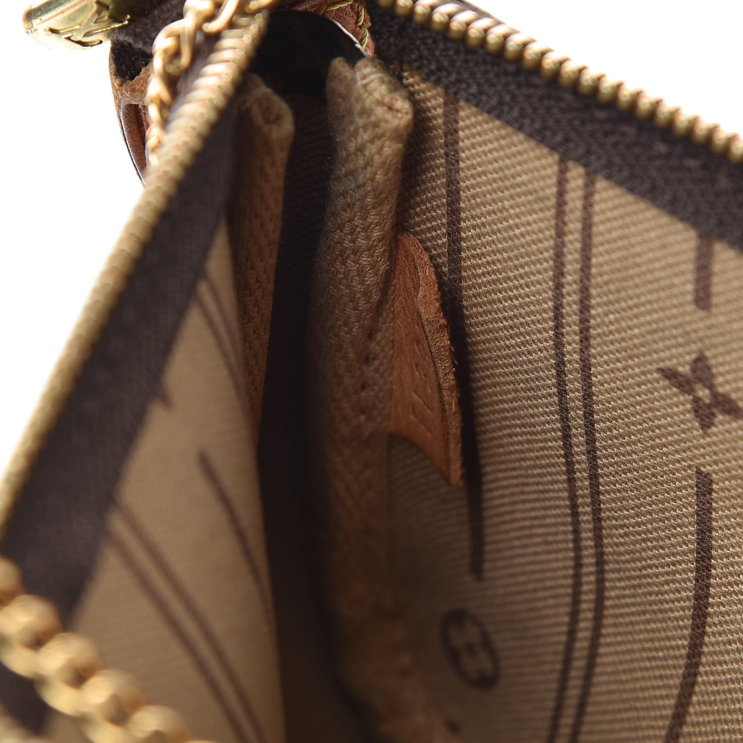 Louis Vuitton Monogram Complice Trunks and Bags Mini Pochette Accessories Beige 6 of 9