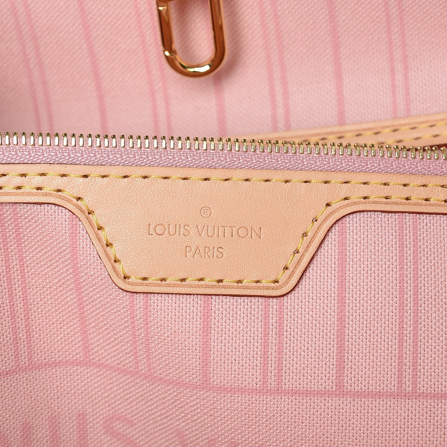 Louis Vuitton Damier Azur Neo Neverfull MM Rose Ballerine 8 of 12