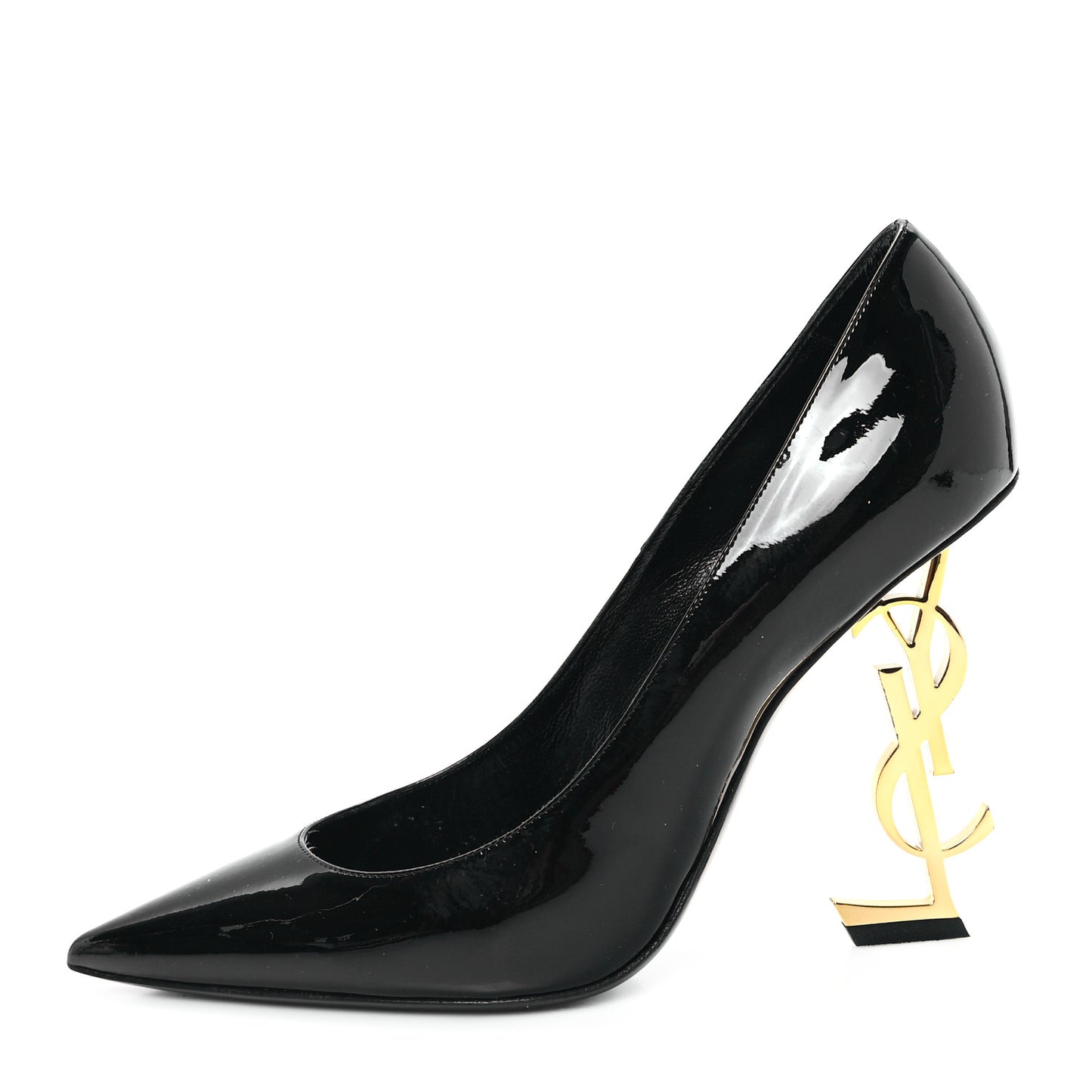 Vernice Chiffon Opyum 110 Pumps  40 Black Gold