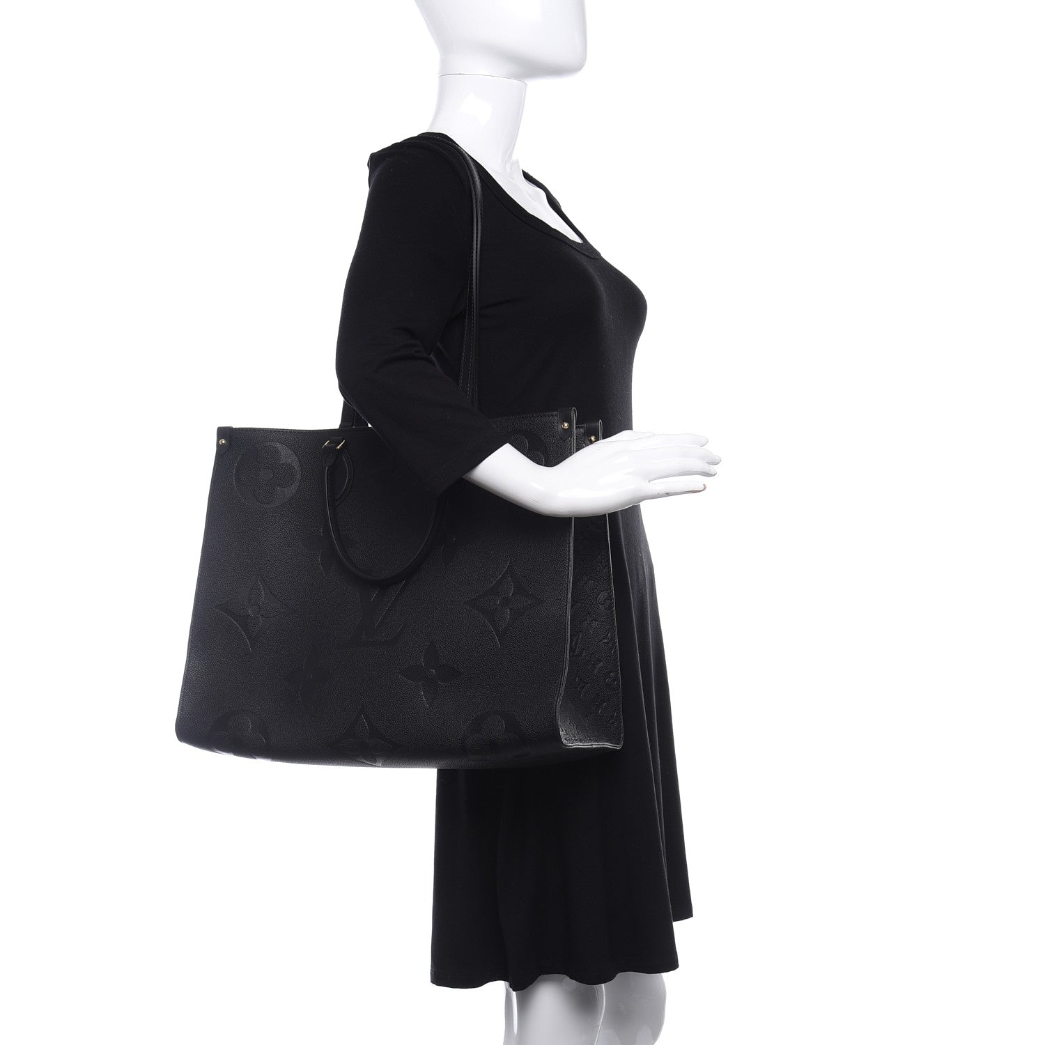 Louis Vuitton Empreinte Monogram Giant Onthego GM Black 3 of 8